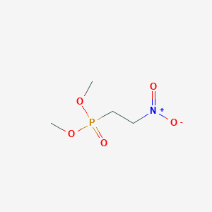 molecular formula C4H10NO5P B14617630 Dimethyl (2-nitroethyl)phosphonate CAS No. 59344-69-3