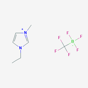 molecular formula C7H11BF6N2 B1461766 1-Ethyl-3-methylimidazolium Trifluoro(trifluoromethyl)borate CAS No. 681856-28-0