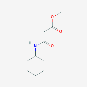 molecular formula C10H17NO3 B14617697 Methyl 3-(cyclohexylamino)-3-oxopropanoate CAS No. 59358-85-9