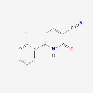 6-(2-methylphenyl)-2-oxo-1H-pyridine-3-carbonitrile