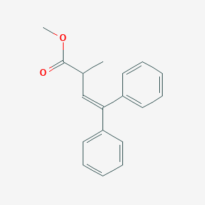 molecular formula C18H18O2 B14617710 Methyl 2-methyl-4,4-diphenylbut-3-enoate CAS No. 59158-97-3