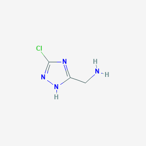 (5-Chloro-4H-1,2,4-triazol-3-yl)methanamine