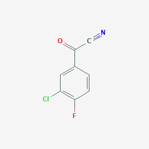 3-Chloro-4-fluorobenzoyl cyanide
