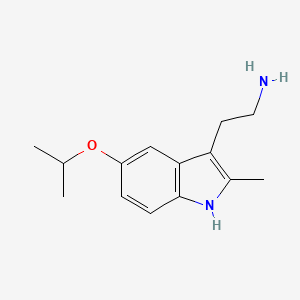molecular formula C14H20N2O B1461786 2-(5-Isopropoxy-2-methyl-1H-indol-3-yl)-1-ethanamine CAS No. 1092301-64-8