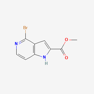 molecular formula C9H7BrN2O2 B1461794 methyl 4-bromo-1H-pyrrolo[3,2-c]pyridine-2-carboxylate CAS No. 871583-15-2