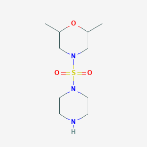 2,6-Dimethyl-4-(piperazine-1-sulfonyl)morpholine