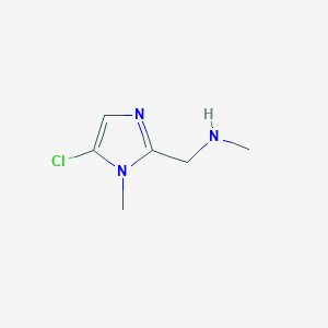 [(5-chloro-1-methyl-1H-imidazol-2-yl)methyl](methyl)amine