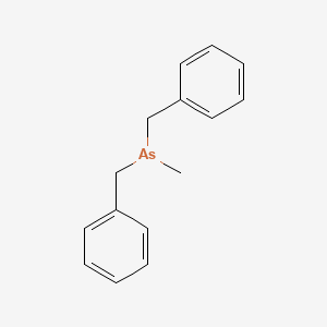 molecular formula C15H17As B14618125 Dibenzyl(methyl)arsane CAS No. 58078-18-5