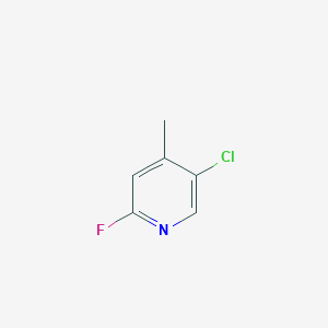 molecular formula C6H5ClFN B1461813 5-Chloro-2-fluoro-4-methylpyridine CAS No. 884494-88-6