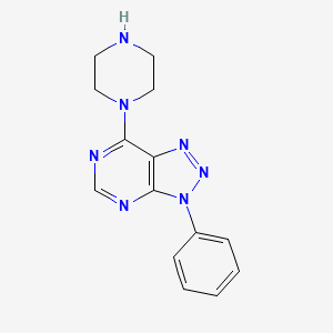 3-phenyl-7-piperazin-1-yl-3H-[1,2,3]triazolo[4,5-d]pyrimidine