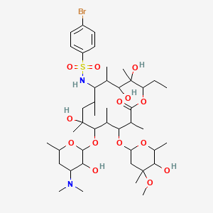 molecular formula C43H73BrN2O14S B14618156 N-(4-Bromobenzenesulfonyl)erythromycylamine CAS No. 56998-48-2