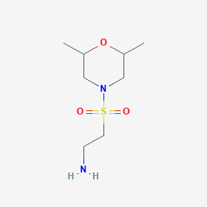 2-[(2,6-Dimethylmorpholin-4-yl)sulfonyl]ethan-1-amine