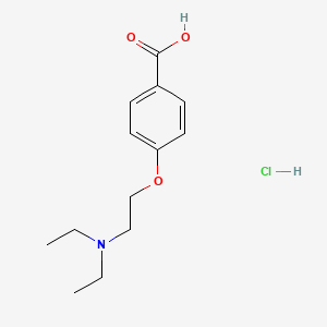 molecular formula C13H20ClNO3 B1461821 4-[2-(二乙氨基)乙氧基]苯甲酸盐酸盐 CAS No. 59931-28-1