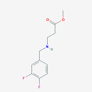 Methyl 3-{[(3,4-difluorophenyl)methyl]amino}propanoate