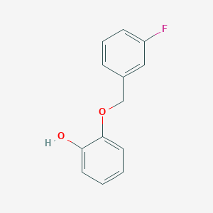 2-[(3-Fluorophenyl)methoxy]phenol