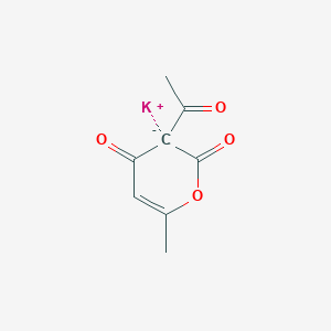 molecular formula C8H7KO4 B14618245 Potassium Dehydroacetate CAS No. 57020-07-2