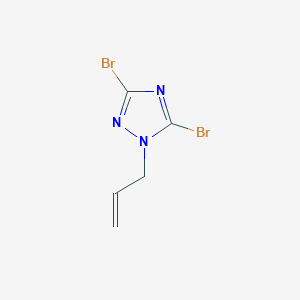 1-Allyl-3,5-dibromo-1H-1,2,4-triazole