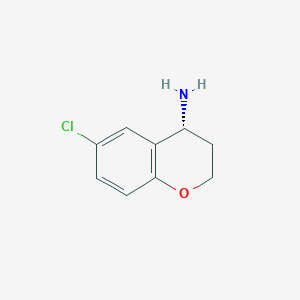 (4R)-6-Chlorochromane-4-ylamine