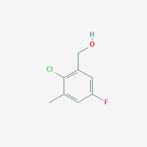 (2-Chloro-5-fluoro-3-methylphenyl)methanol