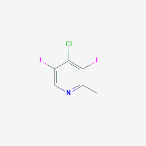 4-Chloro-3,5-diiodo-2-methylpyridine