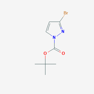 molecular formula C8H11BrN2O2 B1461848 tert-Butyl 3-bromo-1H-pyrazole-1-carboxylate CAS No. 1448855-35-3