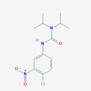 molecular formula C13H18ClN3O3 B1461860 N'-(4-Chloro-3-nitrophenyl)-N,N-diisopropylurea CAS No. 1980053-66-4