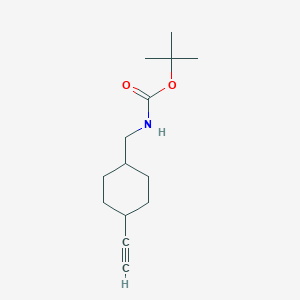 molecular formula C14H23NO2 B1461865 N-Boc-1-(trans-4-ethynylcyclohexyl)methanamine CAS No. 1932050-98-0