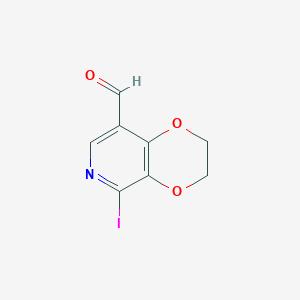 5-Iodo-2,3-dihydro-[1,4]dioxino-[2,3-c]pyridine-8-carbaldehyde