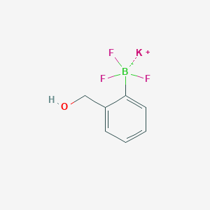 molecular formula C7H7BF3KO B1461896 Potassium 2-(hydroxymethyl)phenyltrifluoroborate CAS No. 850623-74-4