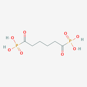 molecular formula C6H12O8P2 B146190 Adipoylbisphosphonic acid CAS No. 139339-84-7