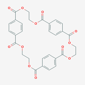 molecular formula C30H24O12 B146192 对苯二甲酸乙二醇环状三聚体 CAS No. 7441-32-9