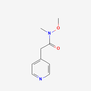 molecular formula C9H12N2O2 B1461922 N-methoxy-N-methyl-2-(pyridin-4-yl)acetamide CAS No. 1202801-25-9