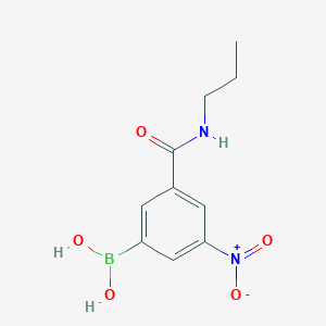 molecular formula C10H13BN2O5 B1461928 3-(Propylcarbamoyl)-5-nitrophenylboronic acid CAS No. 871332-88-6