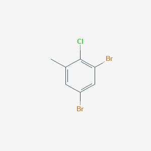 molecular formula C7H5Br2Cl B1461935 2-Chloro-3,5-dibromotoluene CAS No. 874513-80-1
