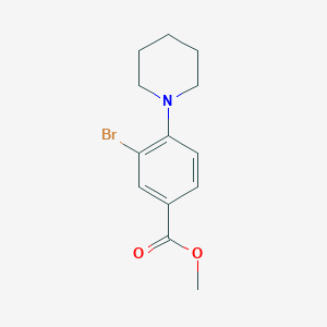 Methyl 3-bromo-4-(piperidin-1-yl)benzoate