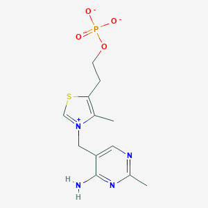 molecular formula C12H18ClN4O4PS B146195 Thiamine monophosphate chloride CAS No. 532-40-1