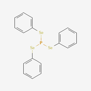 molecular formula C18H15PSe3 B14619564 Triphenyl phosphorotriselenoite CAS No. 58558-73-9