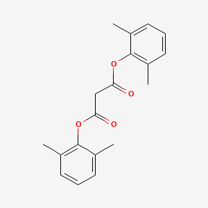molecular formula C19H20O4 B14619572 Propanedioic acid, bis(2,6-dimethylphenyl) ester CAS No. 60179-55-7