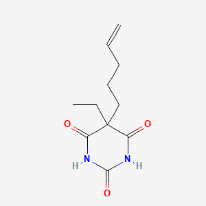 molecular formula C11H16N2O3 B14619759 5-Ethyl-5-(pent-4-en-1-yl)pyrimidine-2,4,6(1H,3H,5H)-trione CAS No. 59894-14-3