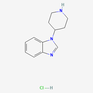 1-(piperidin-4-yl)-1H-1,3-benzodiazole hydrochloride