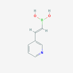 molecular formula C7H8BNO2 B1461980 (E)-(2-(Pyridin-3-yl)vinyl)boronic acid CAS No. 352525-93-0