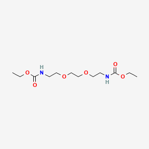 molecular formula C12H24N2O6 B14619950 Diethyl [ethane-1,2-diylbis(oxyethane-2,1-diyl)]biscarbamate CAS No. 57684-45-4