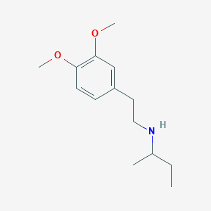 B1461996 (Butan-2-yl)[2-(3,4-dimethoxyphenyl)ethyl]amine CAS No. 1019618-31-5