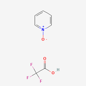 molecular formula C7H6F3NO3 B14619973 Trifluoroacetic acid--1-oxo-1lambda~5~-pyridine (1/1) CAS No. 58851-55-1