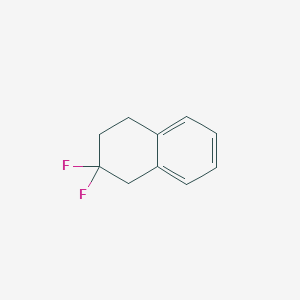 molecular formula C10H10F2 B14620050 2,2-Difluorotetralin CAS No. 58325-19-2