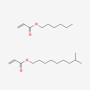 molecular formula C22H40O4 B14620091 Hexyl prop-2-enoate;8-methylnonyl prop-2-enoate CAS No. 60098-83-1