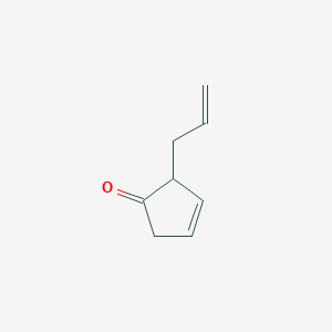 molecular formula C8H10O B14620134 2-(Prop-2-en-1-yl)cyclopent-3-en-1-one CAS No. 61020-31-3