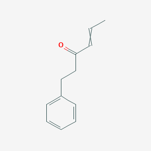 molecular formula C12H14O B14620185 1-Phenylhex-4-en-3-one CAS No. 60550-53-0