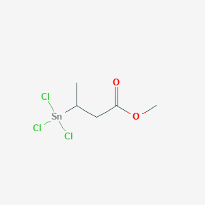 molecular formula C5H9Cl3O2Sn B14620195 Methyl 3-(trichlorostannyl)butanoate CAS No. 59586-05-9