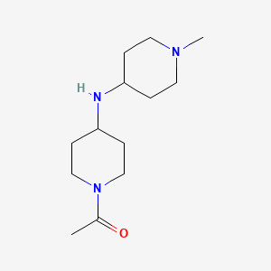 1-{4-[(1-Methylpiperidin-4-yl)amino]piperidin-1-yl}ethan-1-one